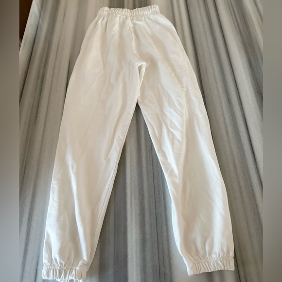 White Sweatpants/Joggers US0 New - Picture 5 of 5